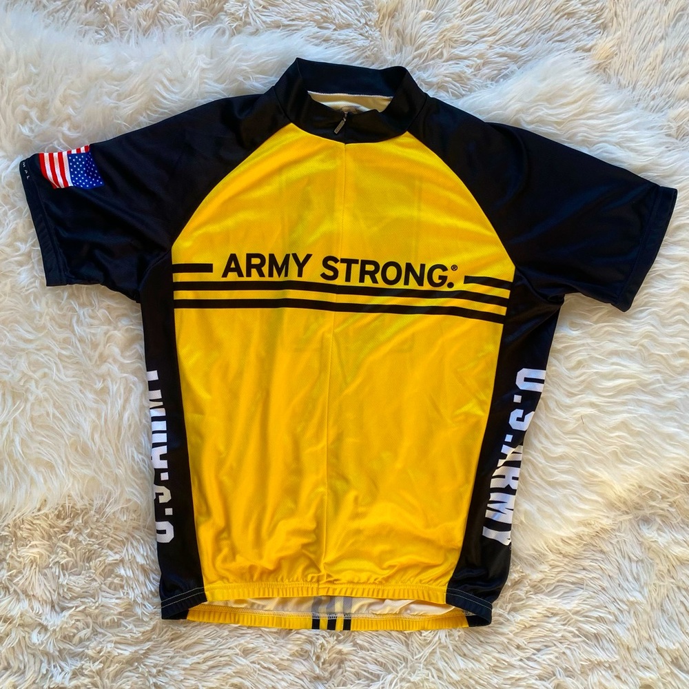 Primal Wear US Army Vintage Cycling Jersey, Men’s size M